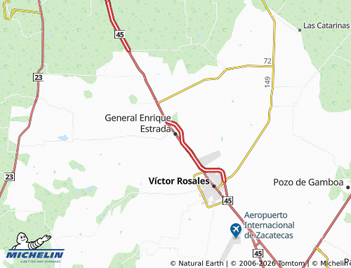 Mapa MICHELIN General Enrique Estrada - ViaMichelin