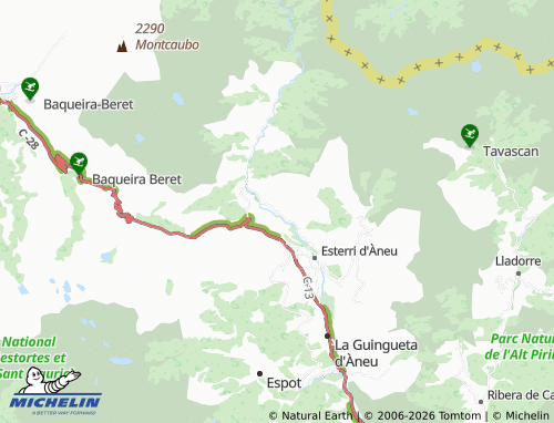 Mappa MICHELIN Isavarre - ViaMichelin