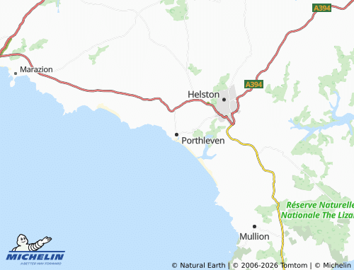 Carte MICHELIN Porthleven - ViaMichelin