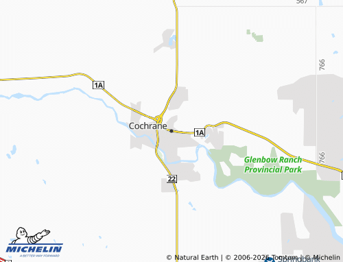 MICHELIN Cochrane map - ViaMichelin