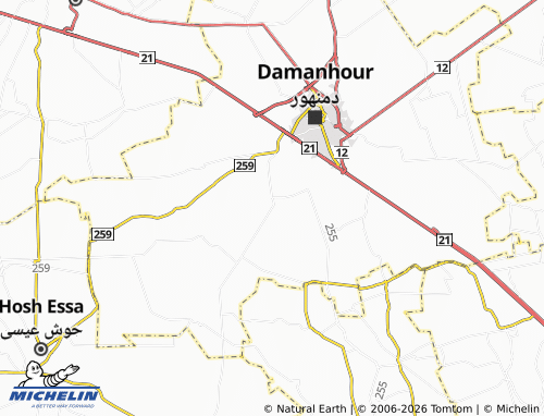 Carte MICHELIN al-Shawkah - ViaMichelin