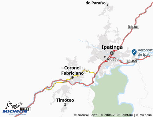 Mappa MICHELIN Córrego Alto - ViaMichelin