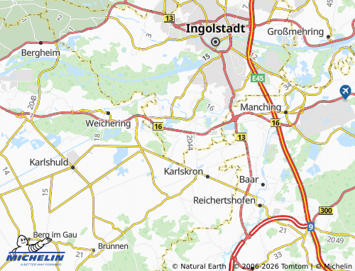 MICHELIN Winden map - ViaMichelin