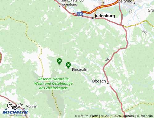 Carte MICHELIN Katschwald - ViaMichelin