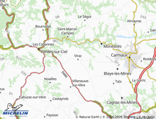 Mappa MICHELIN Virac - ViaMichelin
