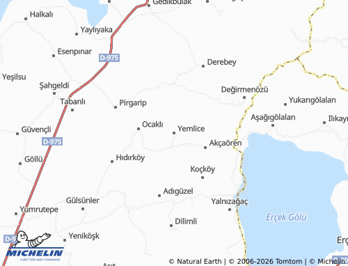 Mappa MICHELIN Yemlice - ViaMichelin