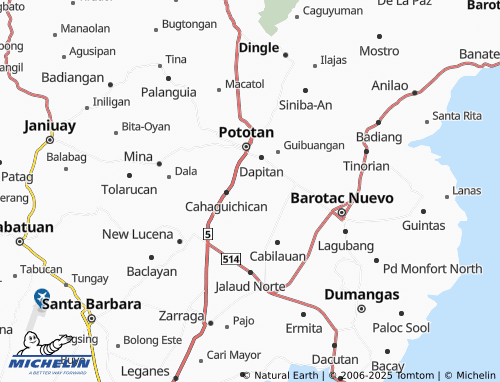 MICHELIN Igang map - ViaMichelin