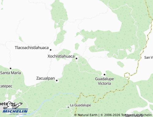 MICHELIN Xochistlahuaca map - ViaMichelin