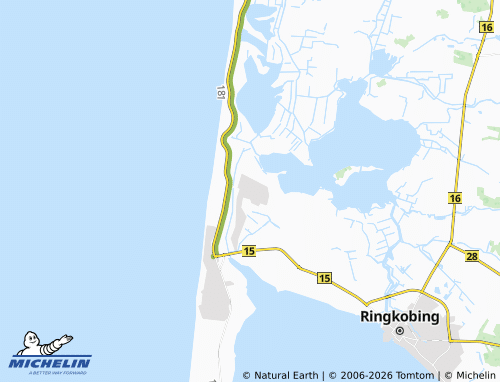 Mappa MICHELIN Lodbjerg Hede - ViaMichelin