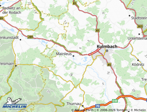 MICHELIN Mainleus map - ViaMichelin