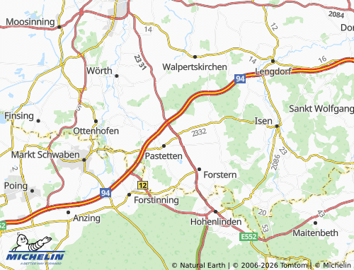 MICHELIN Harthofen map - ViaMichelin