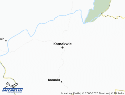 MICHELIN Kamakwie map - ViaMichelin