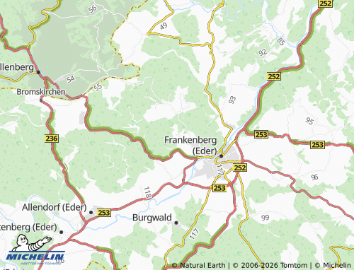 MICHELIN Rodenbach map - ViaMichelin