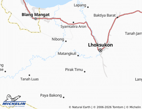 MICHELIN Alue Entok map - ViaMichelin