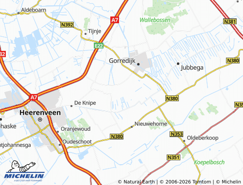 Carte MICHELIN Jonkerslân - ViaMichelin