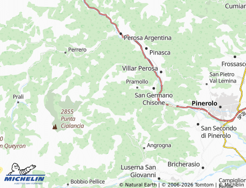 MICHELIN-Landkarte Pomeano - ViaMichelin