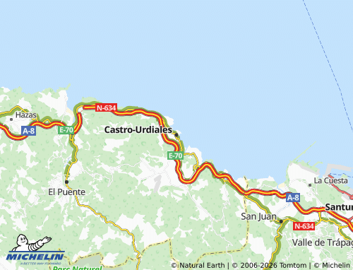 Mapa MICHELIN Castro-Urdiales - ViaMichelin