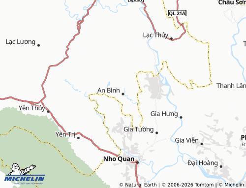Mappa MICHELIN An Bình - ViaMichelin