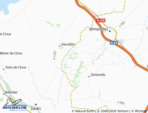 Mappa MICHELIN el Pla de la Font - ViaMichelin