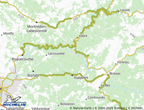 MICHELIN-Landkarte Le Cros - ViaMichelin