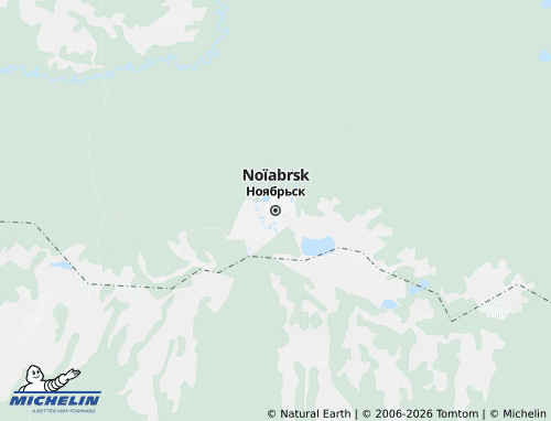 MICHELIN-Landkarte Nojabrsk - ViaMichelin