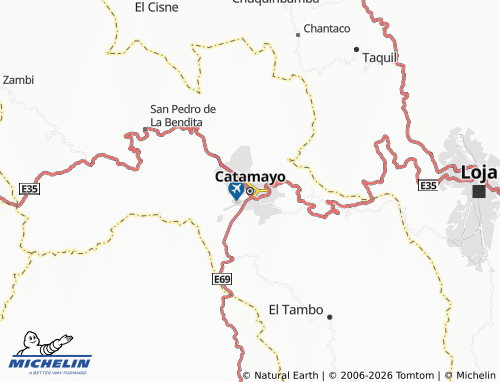 MICHELIN Catamayo map - ViaMichelin