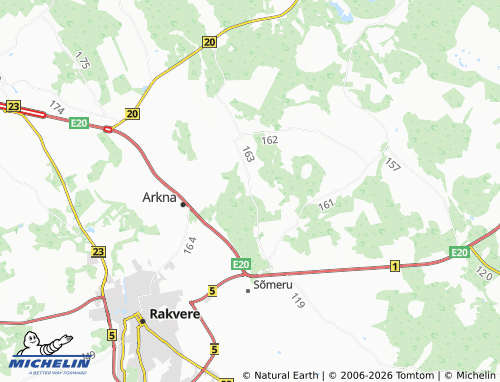 Carte MICHELIN Nurme - ViaMichelin