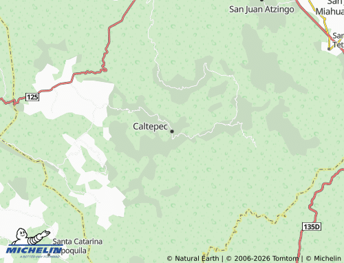 Mappa MICHELIN Caltepec - ViaMichelin