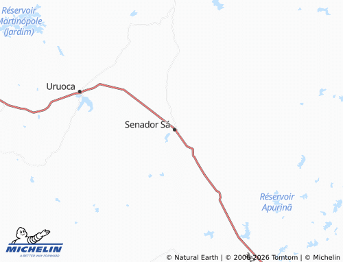 Mappa MICHELIN Nossa Senhora do Carmo - ViaMichelin