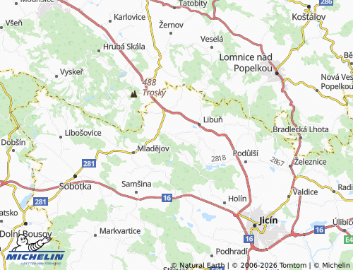 Mappa MICHELIN Libunec - ViaMichelin