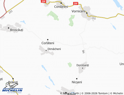 Carte MICHELIN Mateieni - ViaMichelin