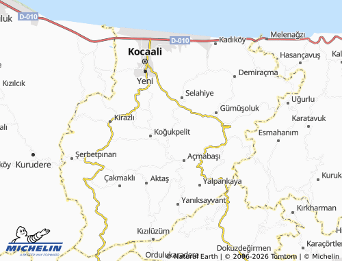MICHELIN-Landkarte Karapelit - ViaMichelin