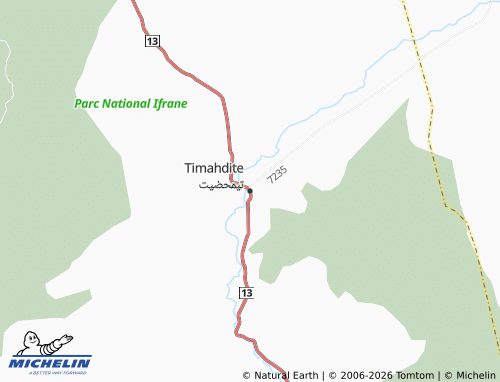 MICHELIN Teemahdeet map - ViaMichelin