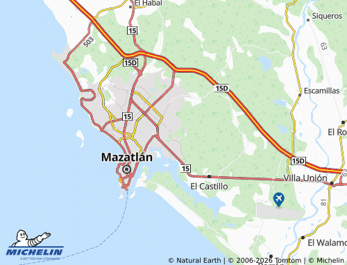 Mapa MICHELIN Lomas del Porvenir - ViaMichelin