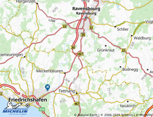 MICHELIN-Landkarte Schwarzenbach - ViaMichelin