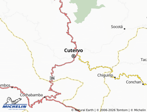 Mappa MICHELIN Cutervo - ViaMichelin