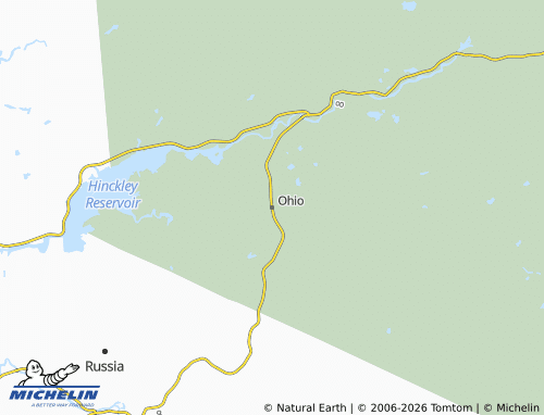 Mapa MICHELIN Ohio - ViaMichelin