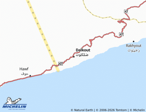 Mapa MICHELIN Dalkout - ViaMichelin