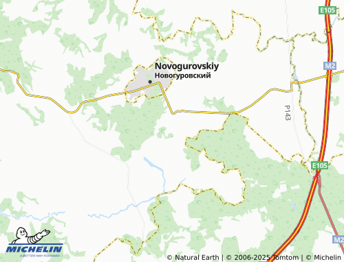 MICHELIN Sukhodol map - ViaMichelin
