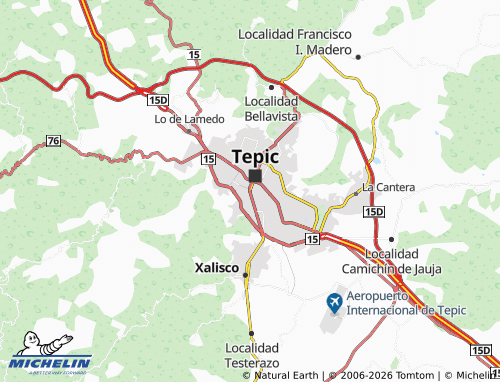 Mapa MICHELIN Caja del Agua - ViaMichelin
