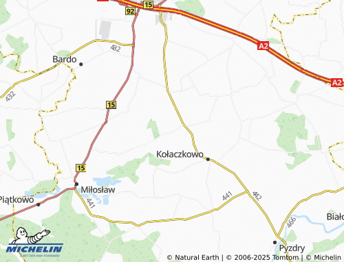 Mapa MICHELIN Krzywa Góra - ViaMichelin