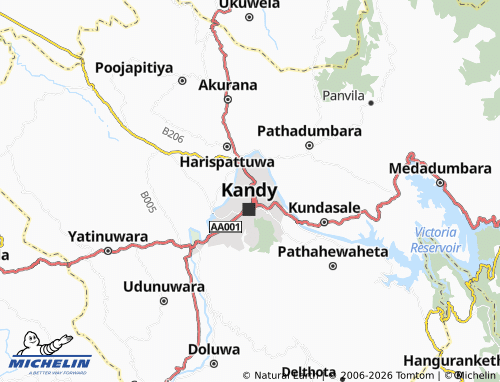 Mappa MICHELIN Poorna Watta West - ViaMichelin