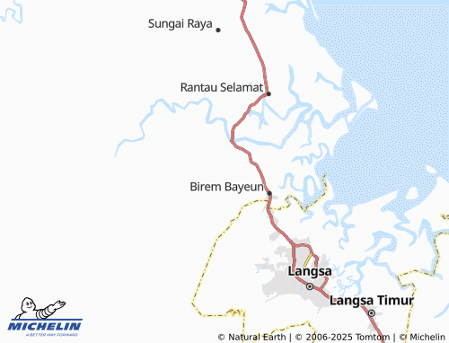 MICHELIN Paya Bili I map - ViaMichelin