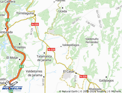 MICHELIN-Landkarte Valdepiélagos - ViaMichelin