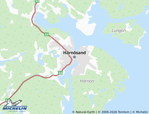 MICHELIN Härnösand map - ViaMichelin
