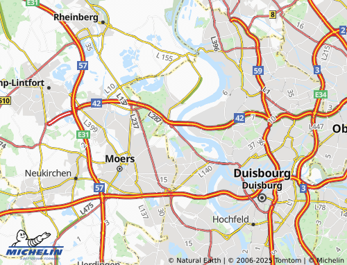MICHELIN Steinkohle map - ViaMichelin