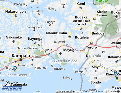 Mappa MICHELIN Iganga Municipality - ViaMichelin