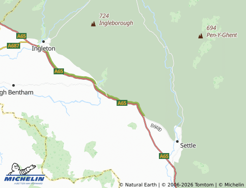 Carte MICHELIN Austwick - ViaMichelin