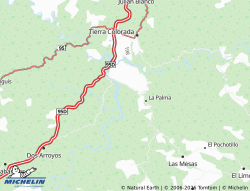 Mappa MICHELIN Tlalchocohuite - ViaMichelin