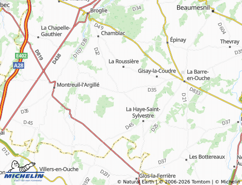MICHELIN Saint-Pierre-du-Mesnil map - ViaMichelin